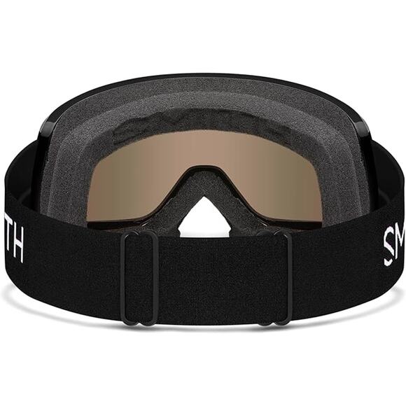 NWT Smith Unisex Frontier Snow Goggles - Black/Green Sol-x Mirror - Picture 5 of 7